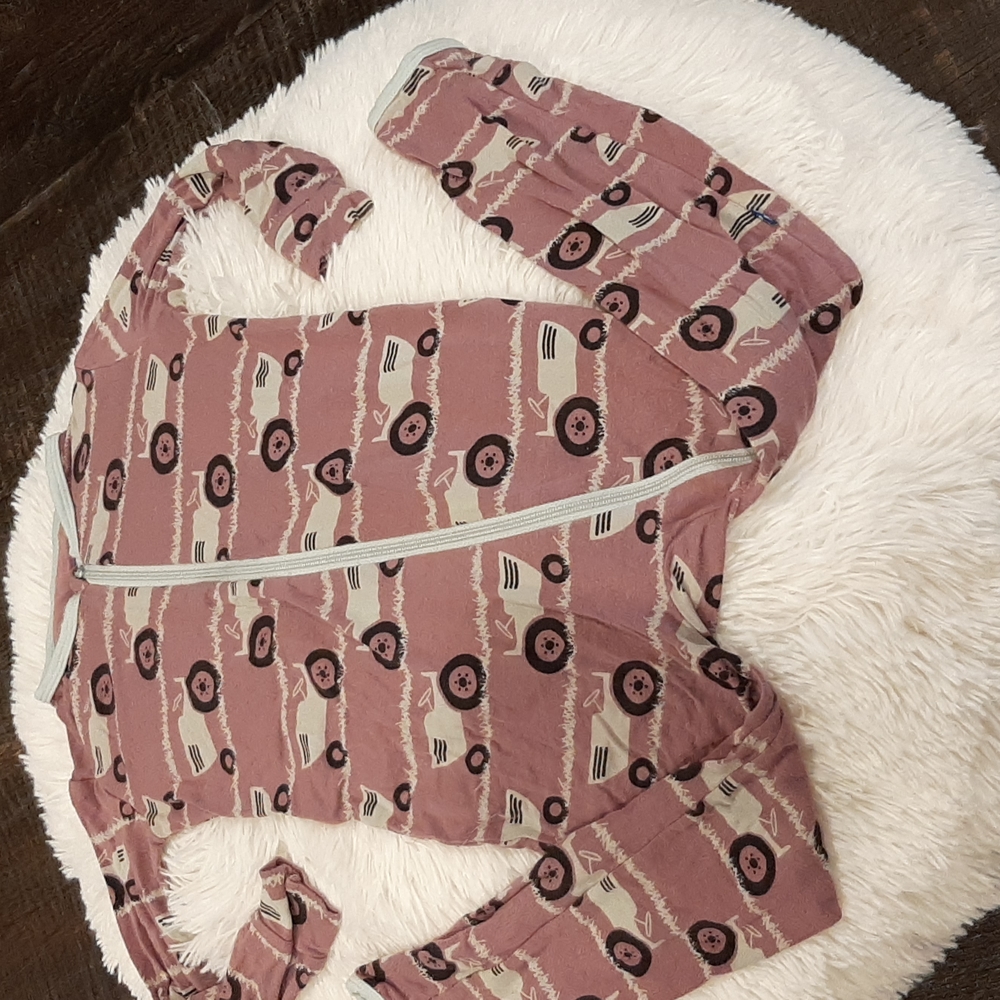 Kickee pants Mauve pajamas 🚜 - Picture 2 of 5